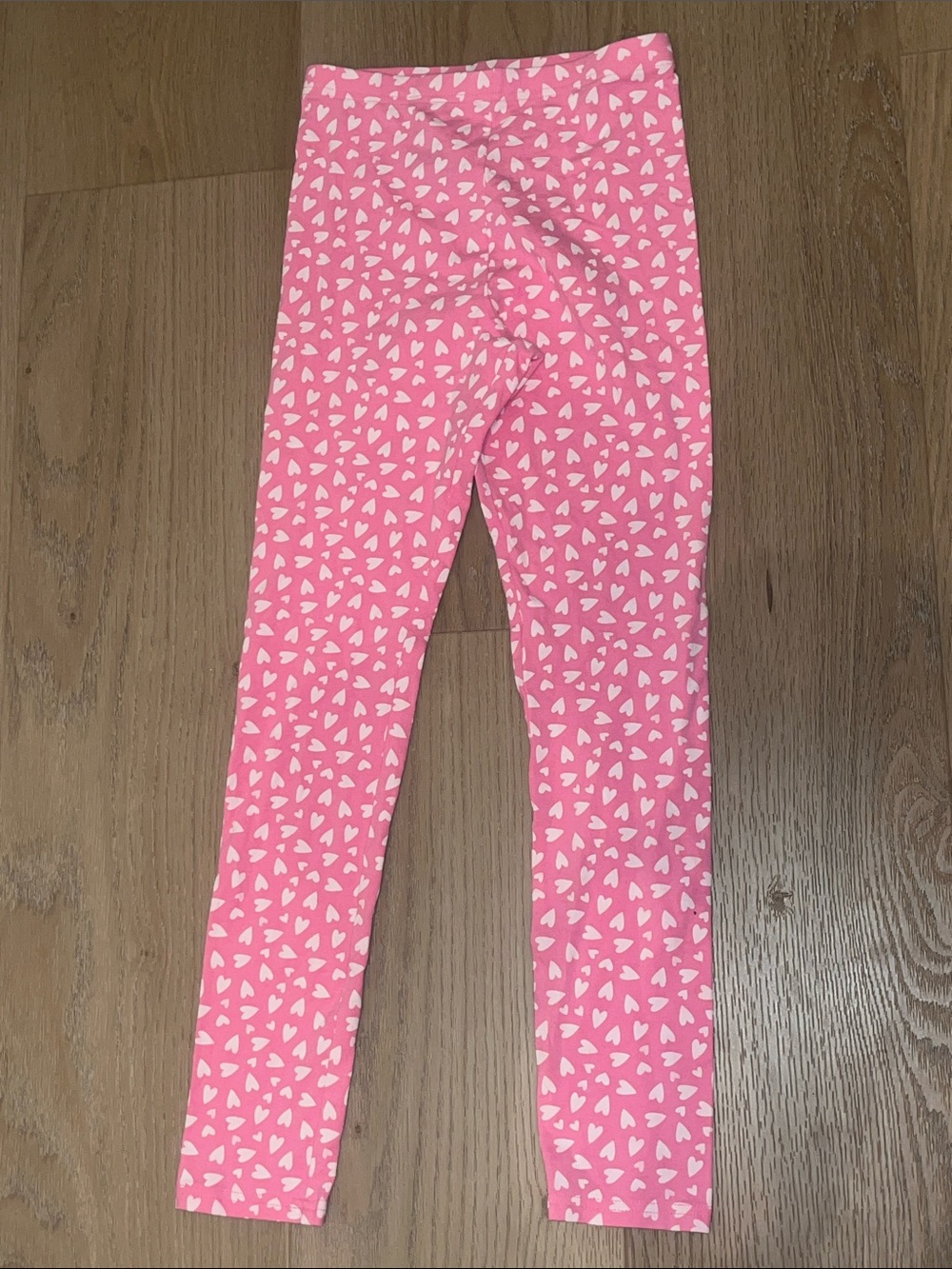 Girls Old Navy Pink Heart Leggings NWOT